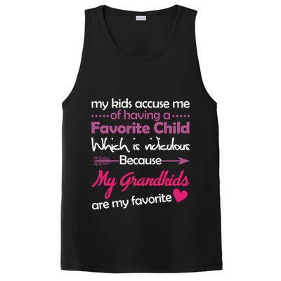 My Grandkids Are My Favorite Child PosiCharge Competitor Tank
