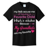 My Grandkids Are My Favorite Child Kids T-Shirt