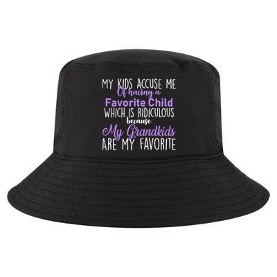 My Grandkids Are My Favorite Funny Grandparents Cool Comfort Performance Bucket Hat