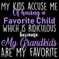 My Grandkids Are My Favorite Funny Grandparents Doggie Tank