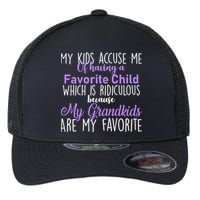 My Grandkids Are My Favorite Funny Grandparents Flexfit Unipanel Trucker Cap