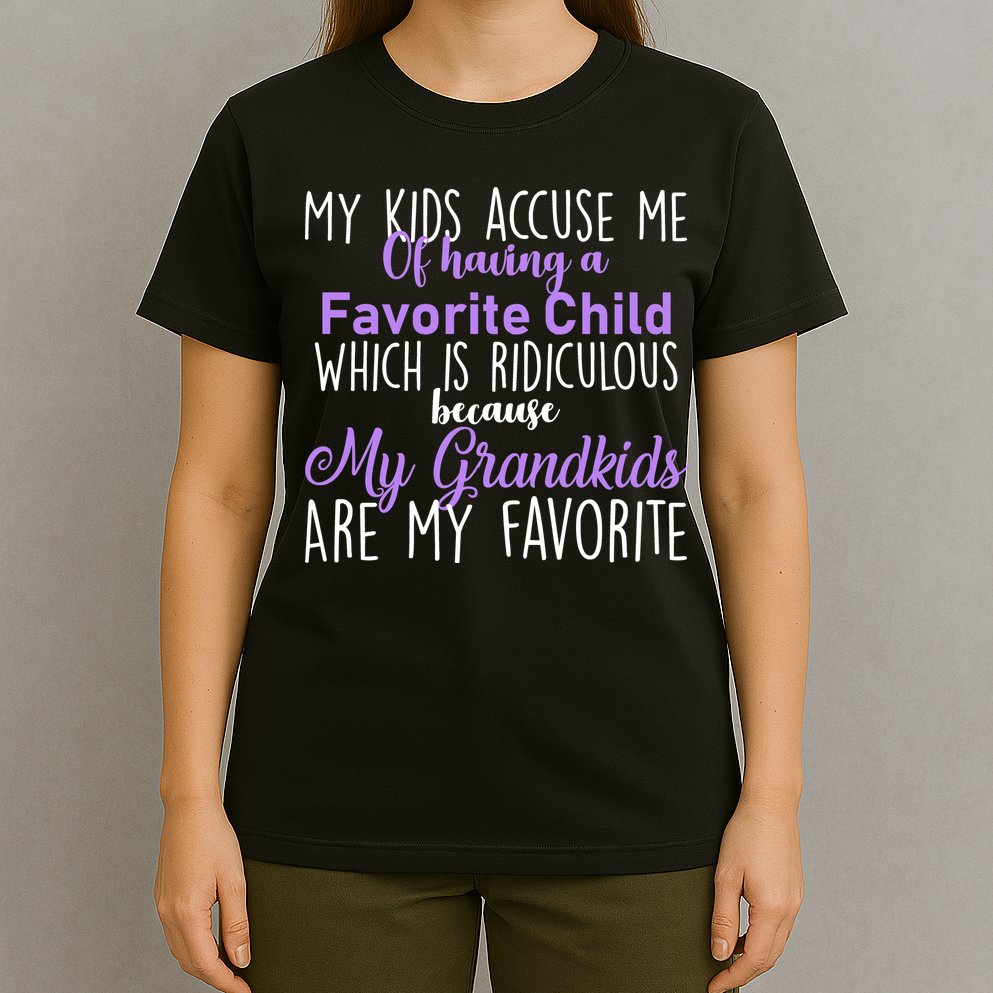My Grandkids Are My Favorite Funny Grandparents T-Shirt