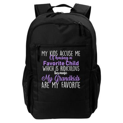 My Grandkids Are My Favorite Funny Grandparents Daily Commute Backpack