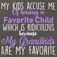 My Grandkids Are My Favorite Funny Grandparents Cotton Canvas Backpack
