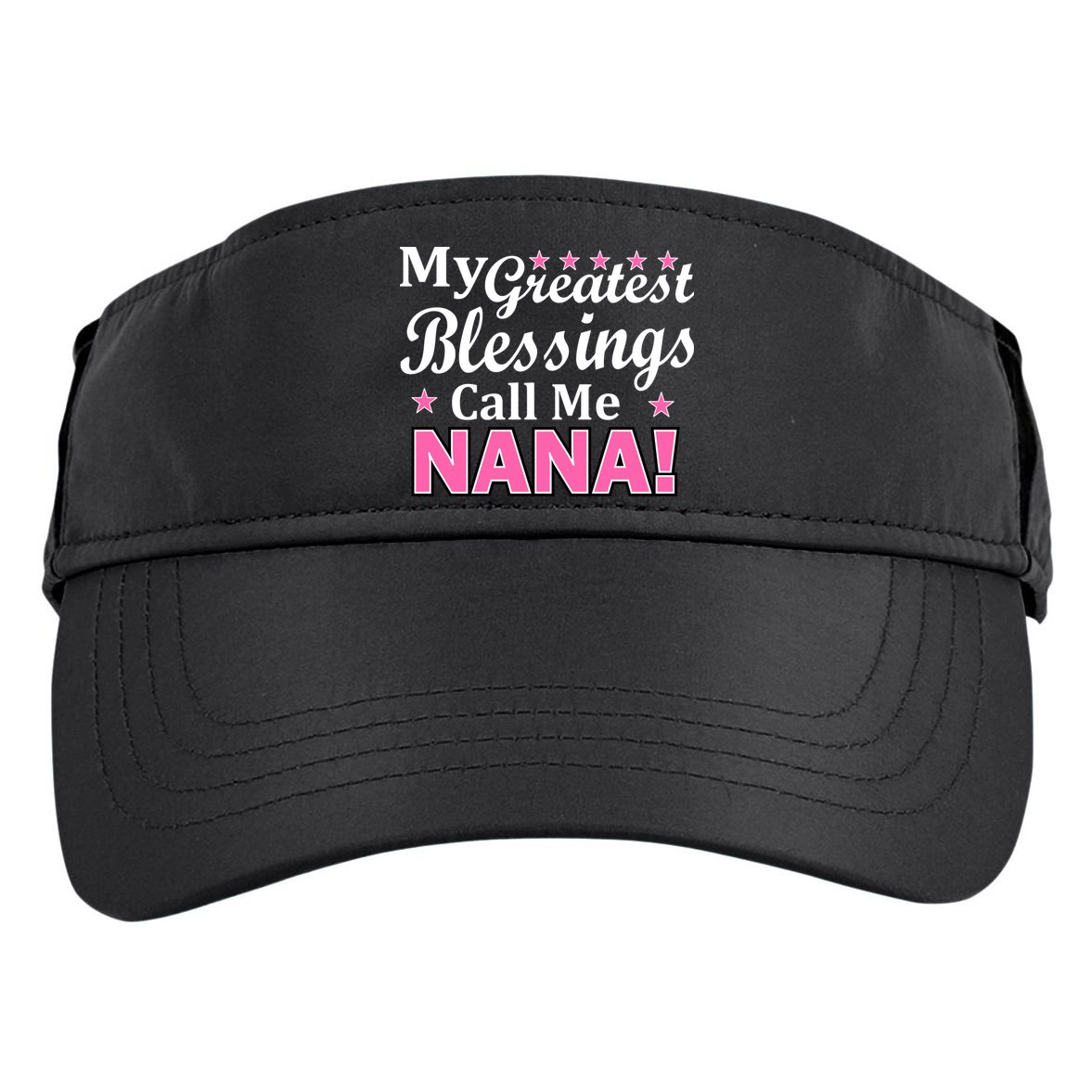 My Greatest Blessings Call Me Nana Adult Drive Performance Visor