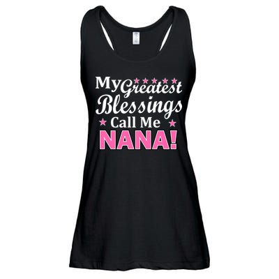 My Greatest Blessings Call Me Nana Ladies Essential Flowy Tank