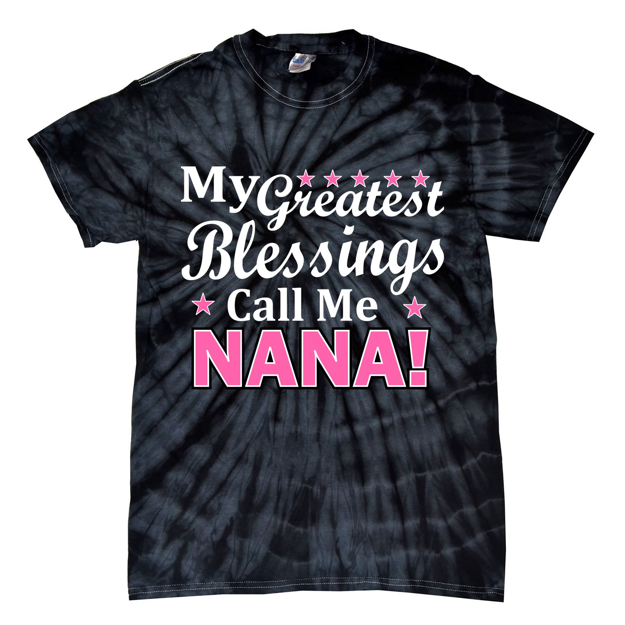 My Greatest Blessings Call Me Nana Tie-Dye T-Shirt