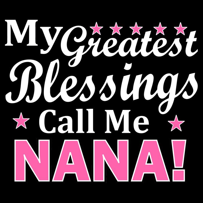 My Greatest Blessings Call Me Nana Women's Crop Top Tee