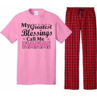 My Greatest Blessings Call Me Nana Pajama Set