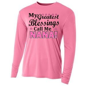 My Greatest Blessings Call Me Nana Cooling Performance Long Sleeve Crew