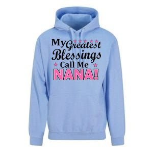 My Greatest Blessings Call Me Nana Unisex Surf Hoodie