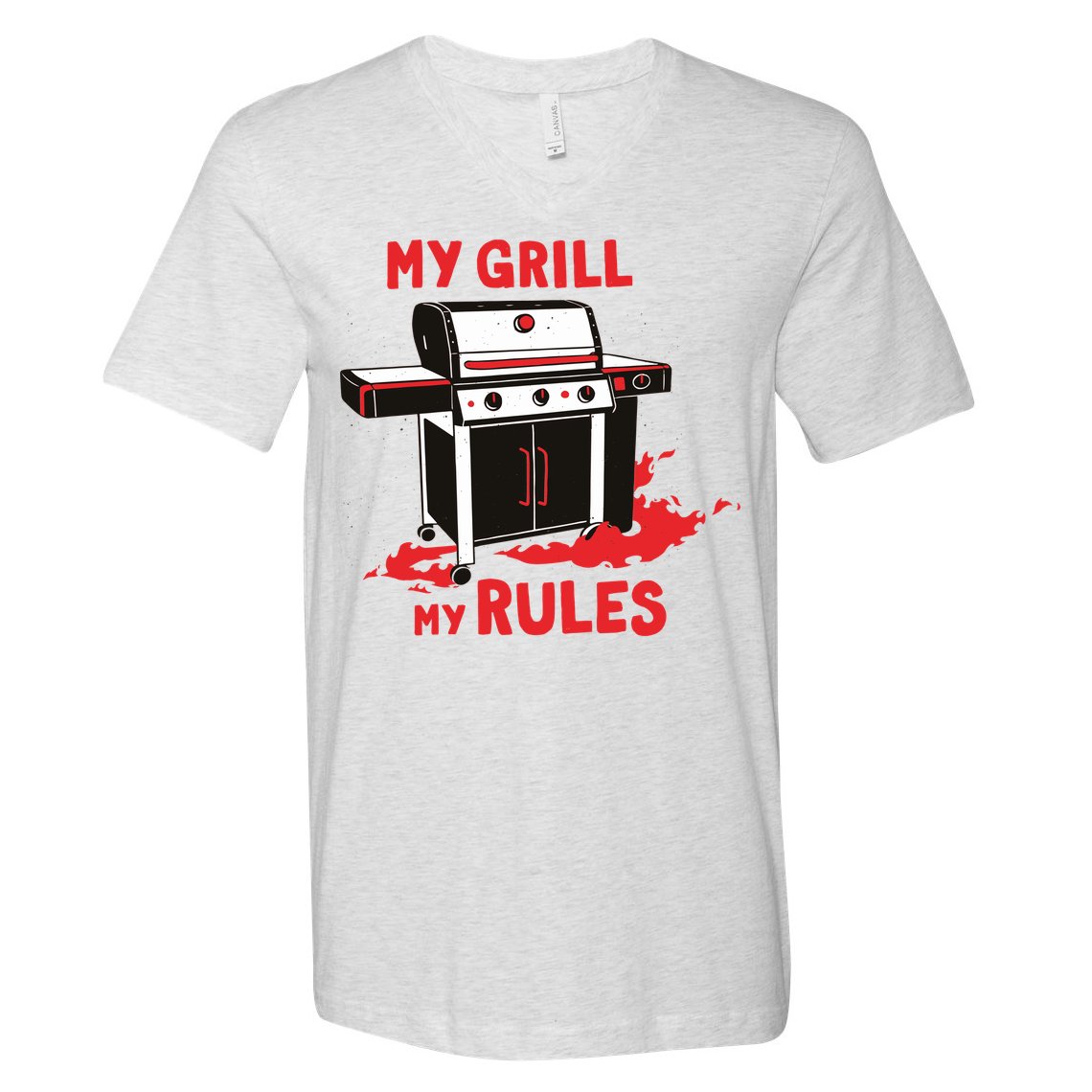 My Grill My Rules V-Neck T-Shirt