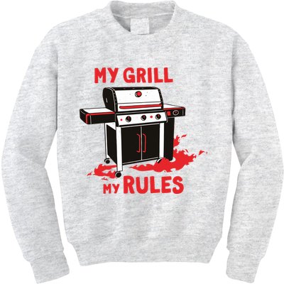 My Grill My Rules Kids Sweatshirt