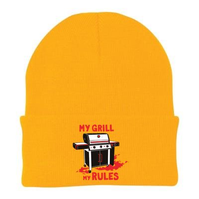 My Grill My Rules Knit Cap Winter Beanie