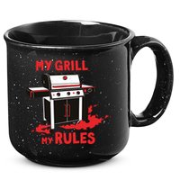 My Grill My Rules 15oz Campfire Ceramic Mug