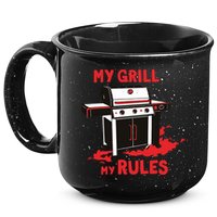 My Grill My Rules 15oz Campfire Ceramic Mug