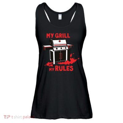 My Grill My Rules Ladies Essential Flowy Tank