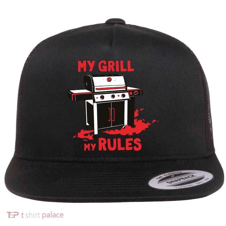 My Grill My Rules Flatbill Hat