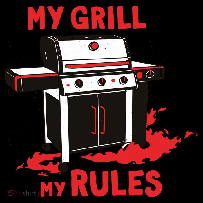 My Grill My Rules Flatbill Hat