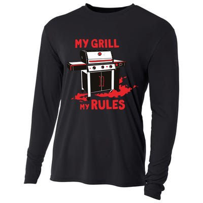 My Grill My Rules Cooling Performance Long Sleeve Crew