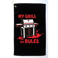 My Grill My Rules Golf Towel