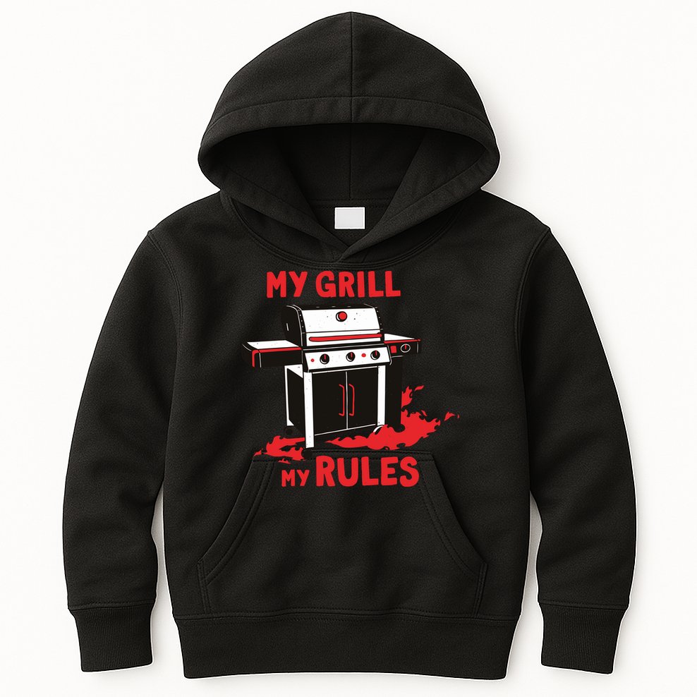 My Grill My Rules Kids Hoodie