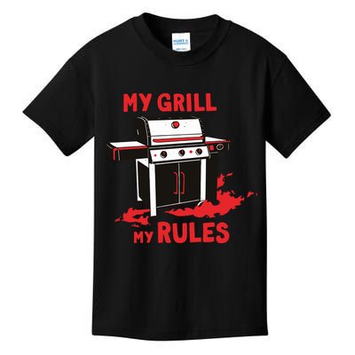 My Grill My Rules Kids T-Shirt
