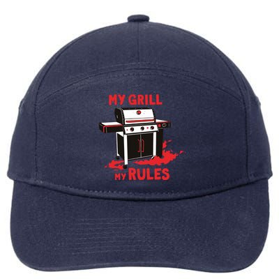 My Grill My Rules 7-Panel Snapback Hat