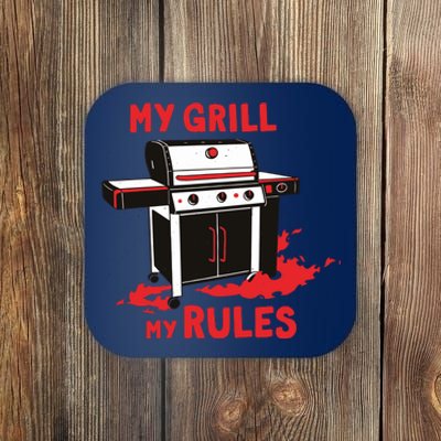 My Grill My Rules Coaster