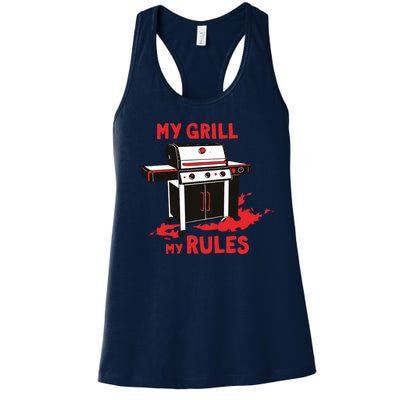 My Grill My Rules Women's Racerback Tank