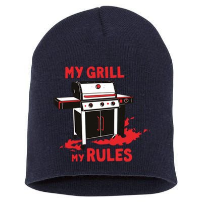 My Grill My Rules Short Acrylic Beanie