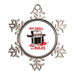 My Grill My Rules Metallic Star Ornament