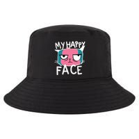 My Happy Cat Face Grumpy Cool Comfort Performance Bucket Hat