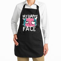 My Happy Cat Face Grumpy Apron