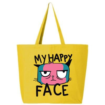 My Happy Cat Face Grumpy 25L Jumbo Tote