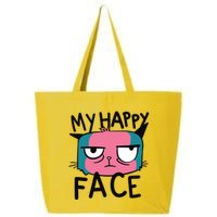 My Happy Cat Face Grumpy 25L Jumbo Tote