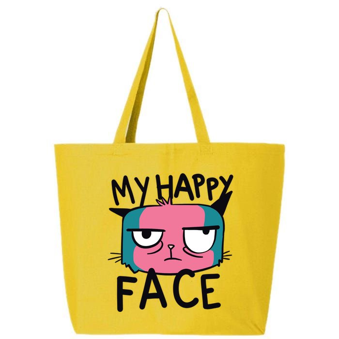 My Happy Cat Face Grumpy 25L Jumbo Tote