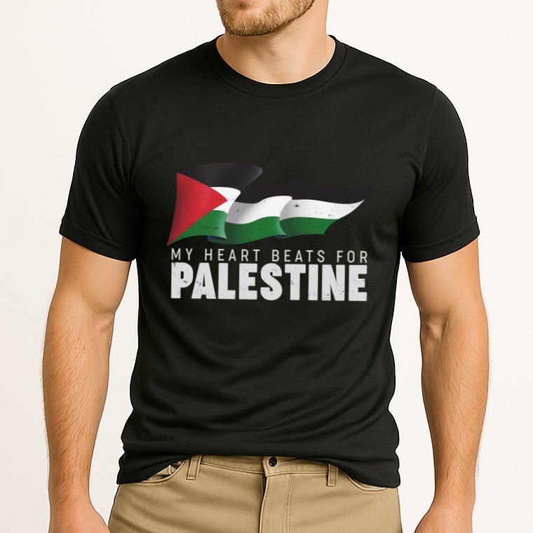 My Heart Beats For Palestine  Performance Shirt