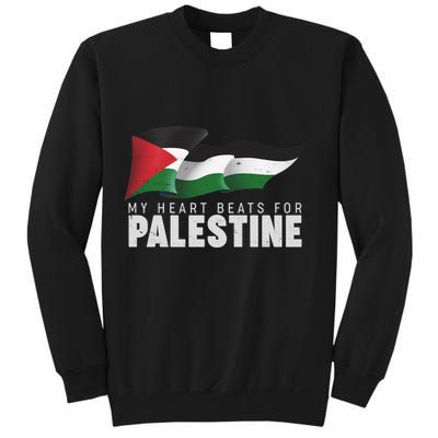 My Heart Beats For Palestine  Sweatshirt