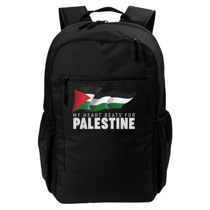 My Heart Beats For Palestine  Daily Commute Backpack