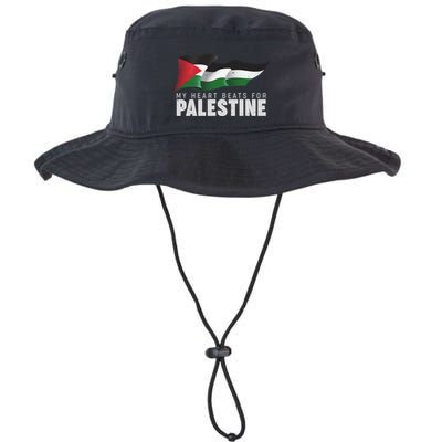 My Heart Beats For Palestine  Bucket Hat