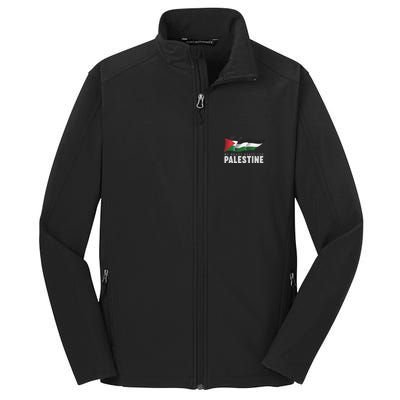 My Heart Beats For Palestine  Core Soft Shell Jacket