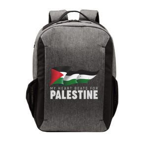 My Heart Beats For Palestine  Vector Backpack