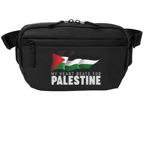 My Heart Beats For Palestine  Crossbody Pack