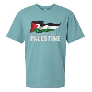 My Heart Beats For Palestine  Sueded Cloud Jersey T-Shirt