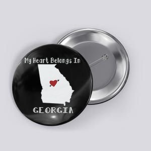 My Heart Belongs In Georgia Button