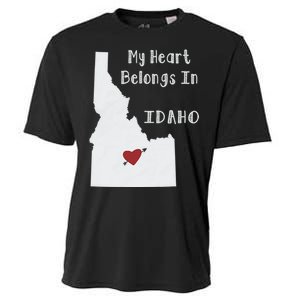 My Heart Belongs In Idaho Cooling Performance Crew T-Shirt