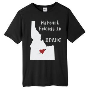 My Heart Belongs In Idaho Tall Fusion ChromaSoft Performance T-Shirt