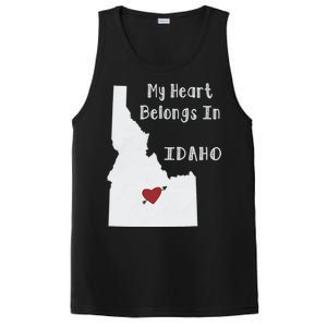 My Heart Belongs In Idaho PosiCharge Competitor Tank