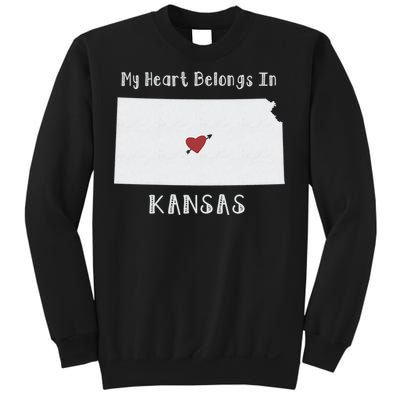 My Heart Belongs In Kansas Sweatshirt